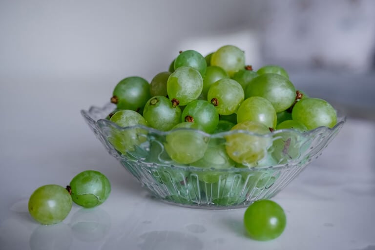 Imagem de um cacho de uvas
